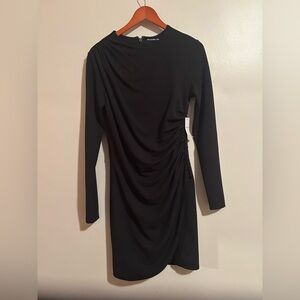 Elegant Black Long Sleeve Dress